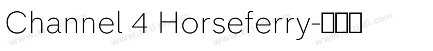 Channel 4 Horseferry字体转换